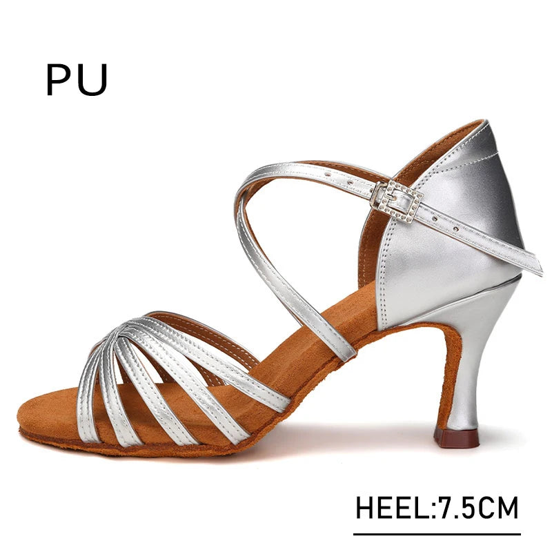 Women Latin Dance Shoes High Heels