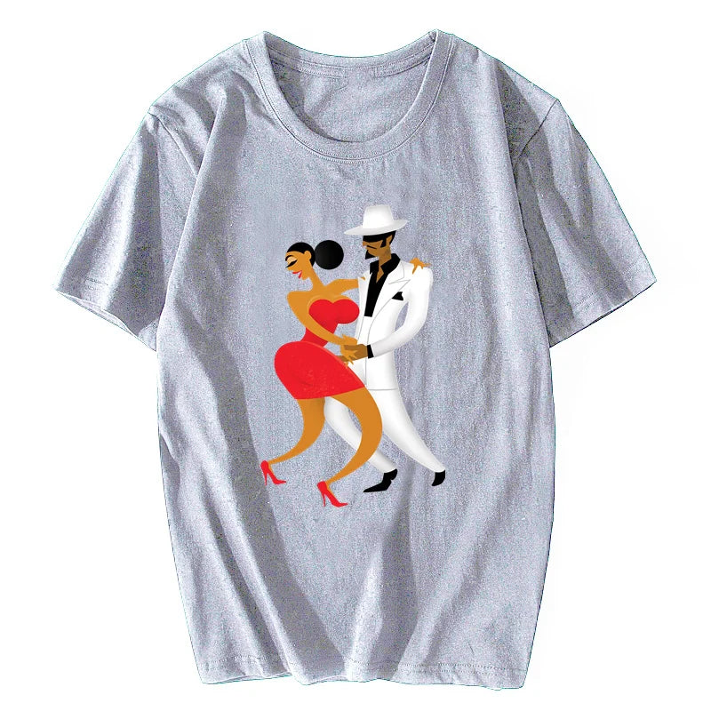 Salsa in Cuba T Shirt Cotton Tshirt
