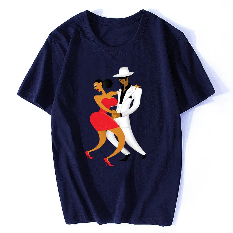Salsa in Cuba T Shirt Cotton Tshirt