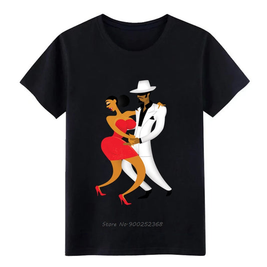 Salsa in Cuba T Shirt  Cotton Tshirt